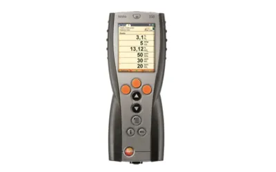 Testo 350 - Riadiaca jednotka pre systém analýzy spalín až 6 senzorov plynu